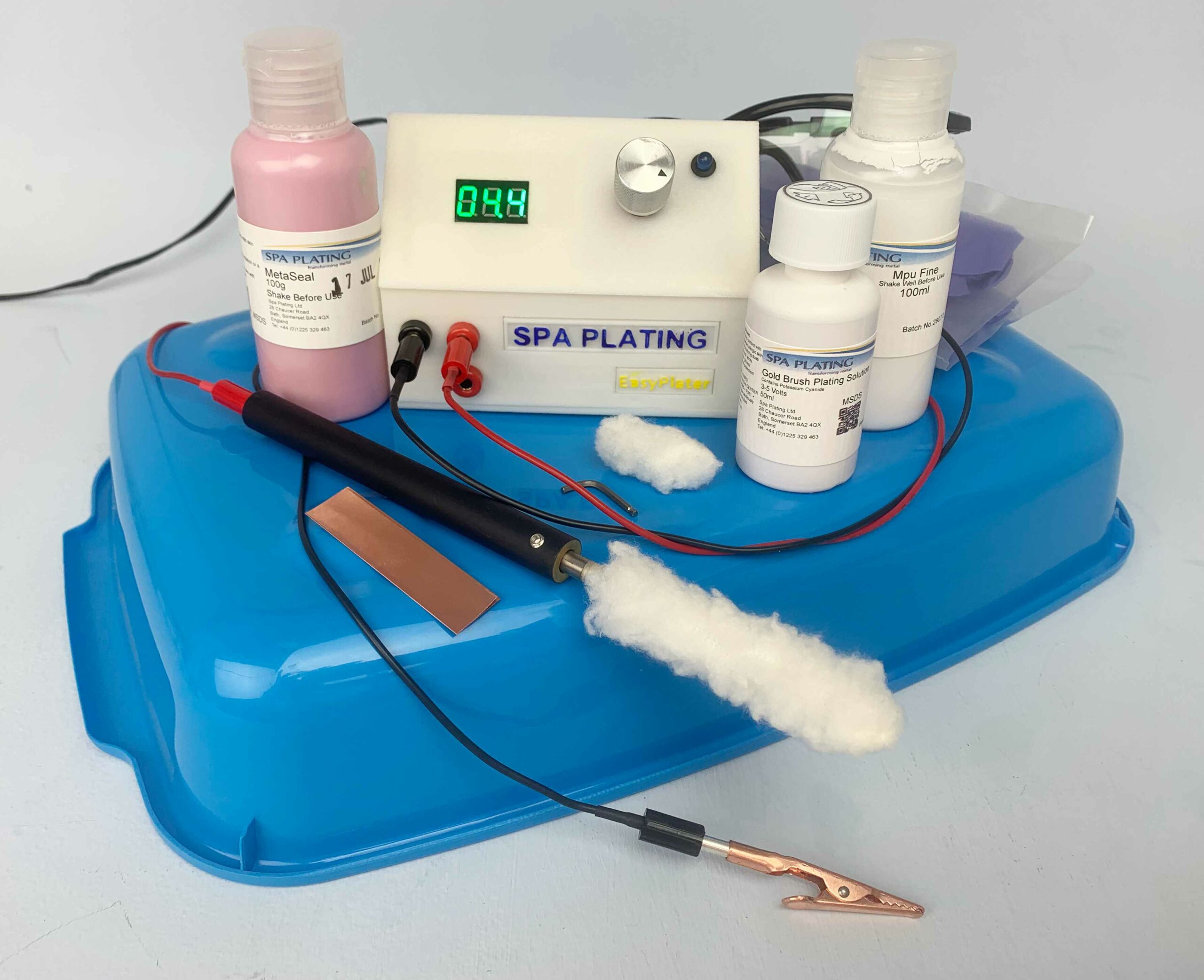 Compact 50ml Electroplating Kit for Rhodium Plating