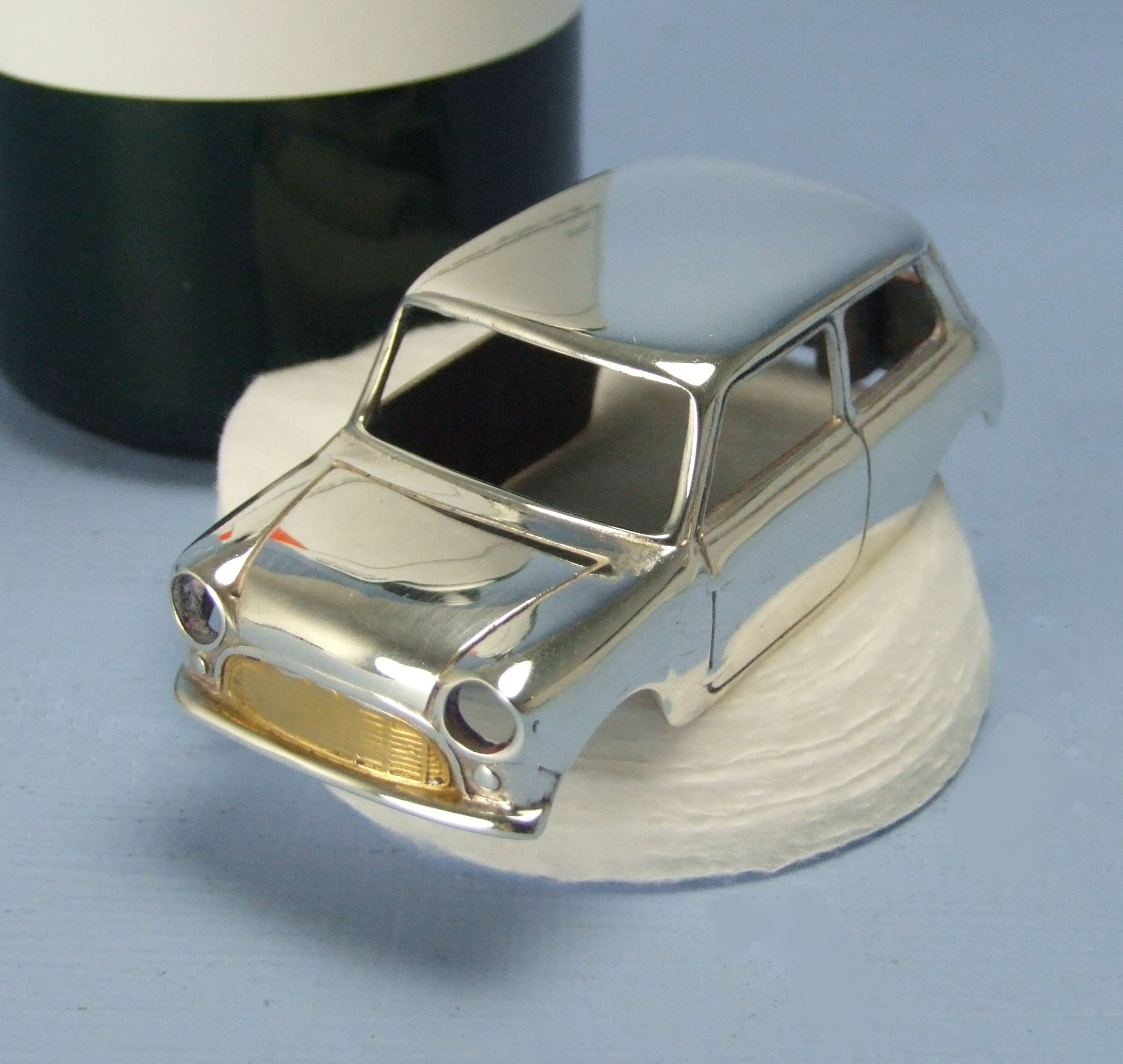 gold plated model car